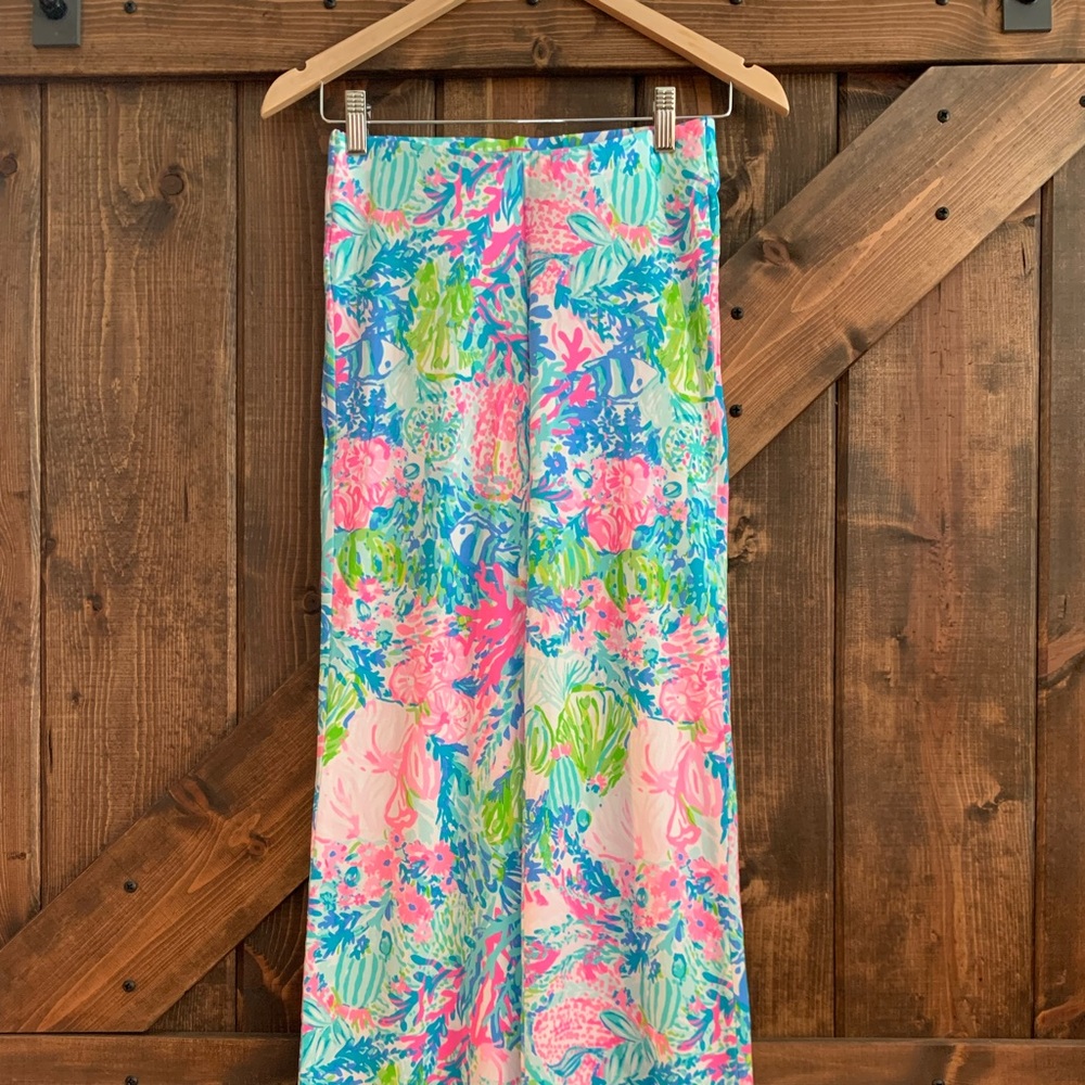 Lilly Pulitzer May Palazzo Fished My Wish Xxs Gem
